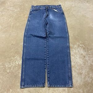 Dickies Men’s Jeans 32x32 Blue Denim Regular Fit Straight Leg Workwear baggy